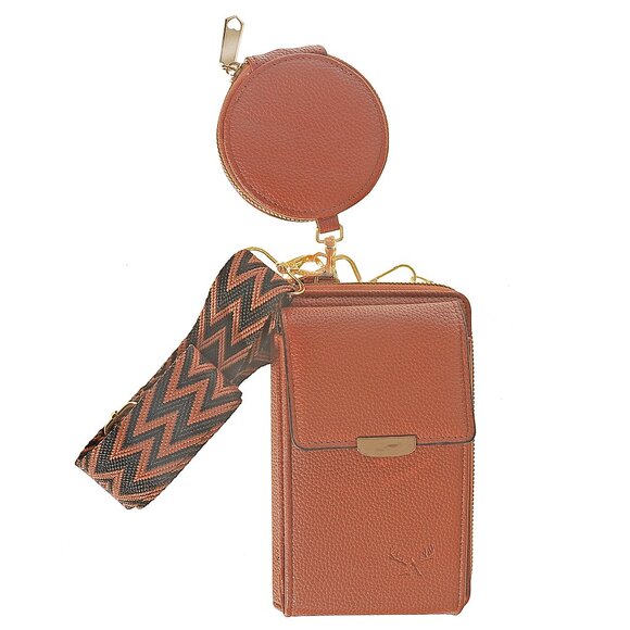 Artizanni Womens Crossbody Wallet Phone Case, Vegan Leather BLACK FRIDAY CYBER M - Picture 5 of 5